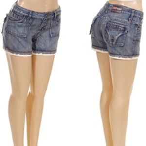 W.L.Guche Le Shop Blue Jeans Shorts Size S M L NWT